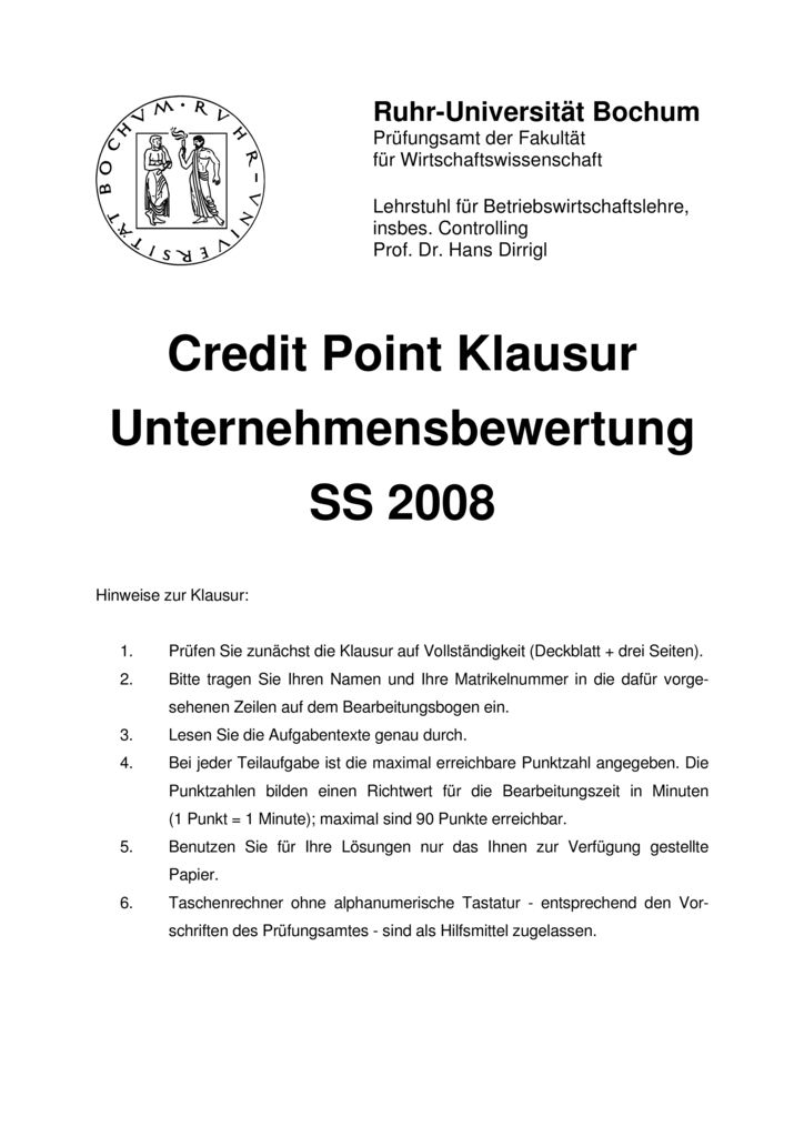 thumbnail of Klausur_Unternehmensbewertung2